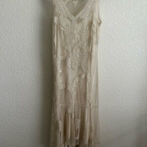 Ivory lace dress